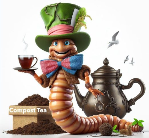 The No Dig Gardener worm casting tea